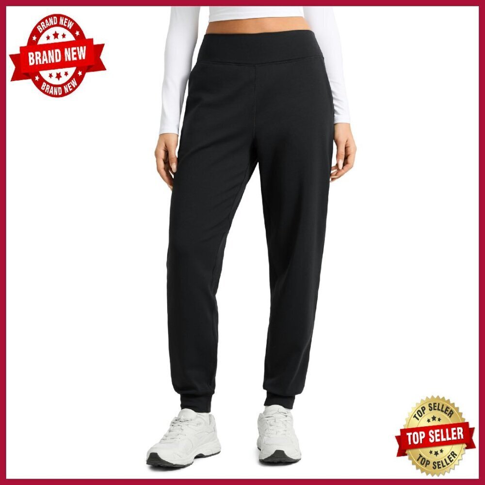 Fleece Lined Joggers 27.5" Inseam Thermal Yoga Pants Winter Warm